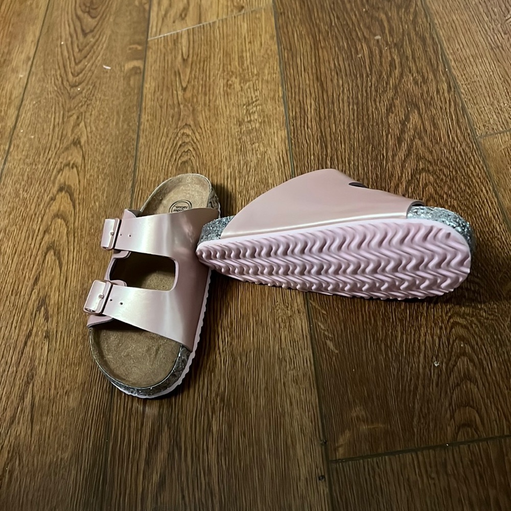 Wonder nation size 13 leather little girl knock off birkenstocks